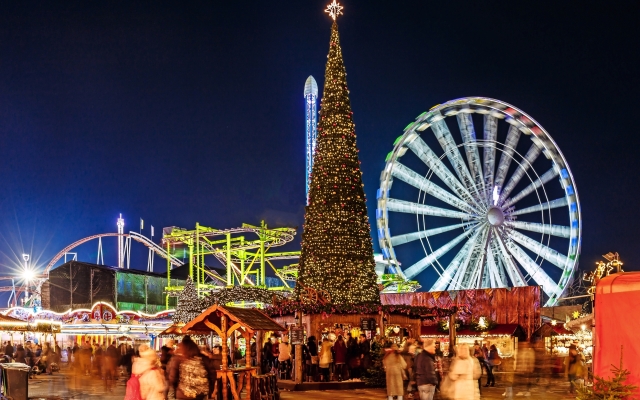 Weihnachtsmarkt in Hyde Park